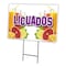 Signmission Licuados Yard Sign & Stake outdoor plastic coroplast window, C-1216 Licuados C-1216 Licuados - alternate 1
